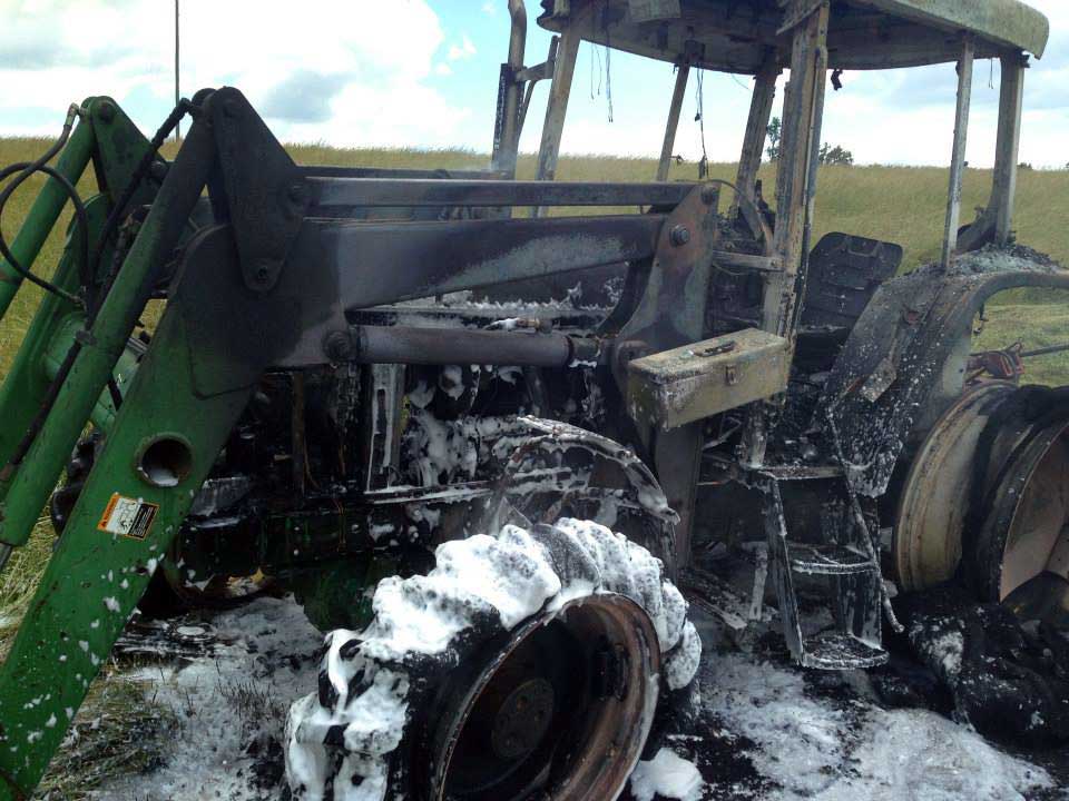 Burnt Tractor